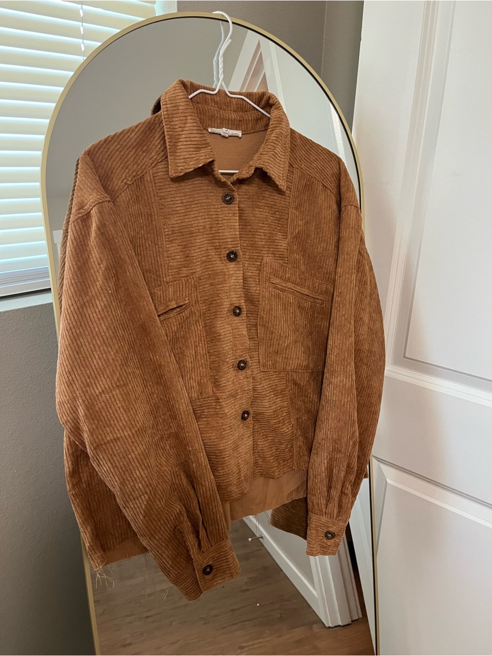 Small Aemi+CO Button-Up Jacket Brown